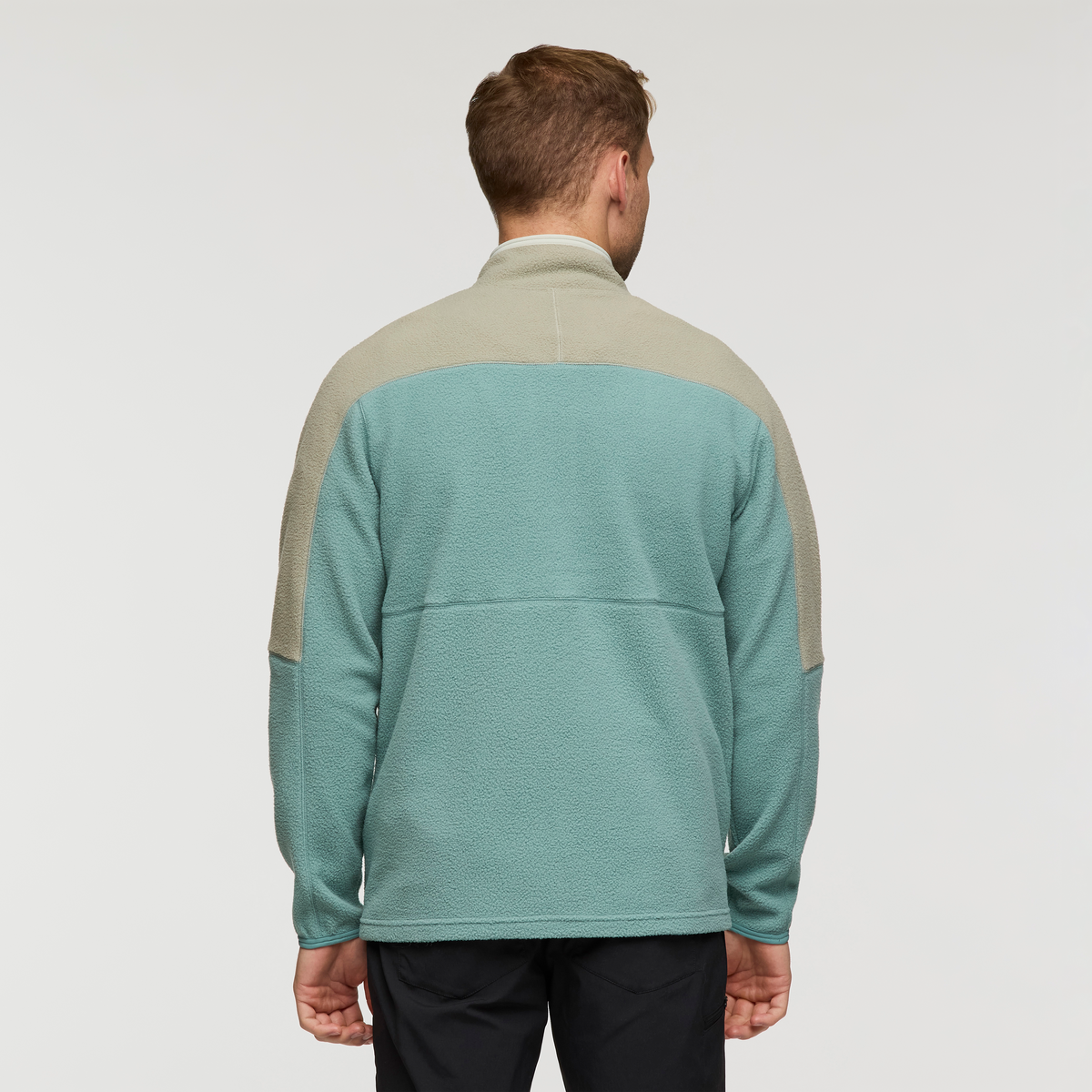 Abrazo Fleece Full-Zip Jacket - Men's, Brush/Bluegrass, Model Maxwell