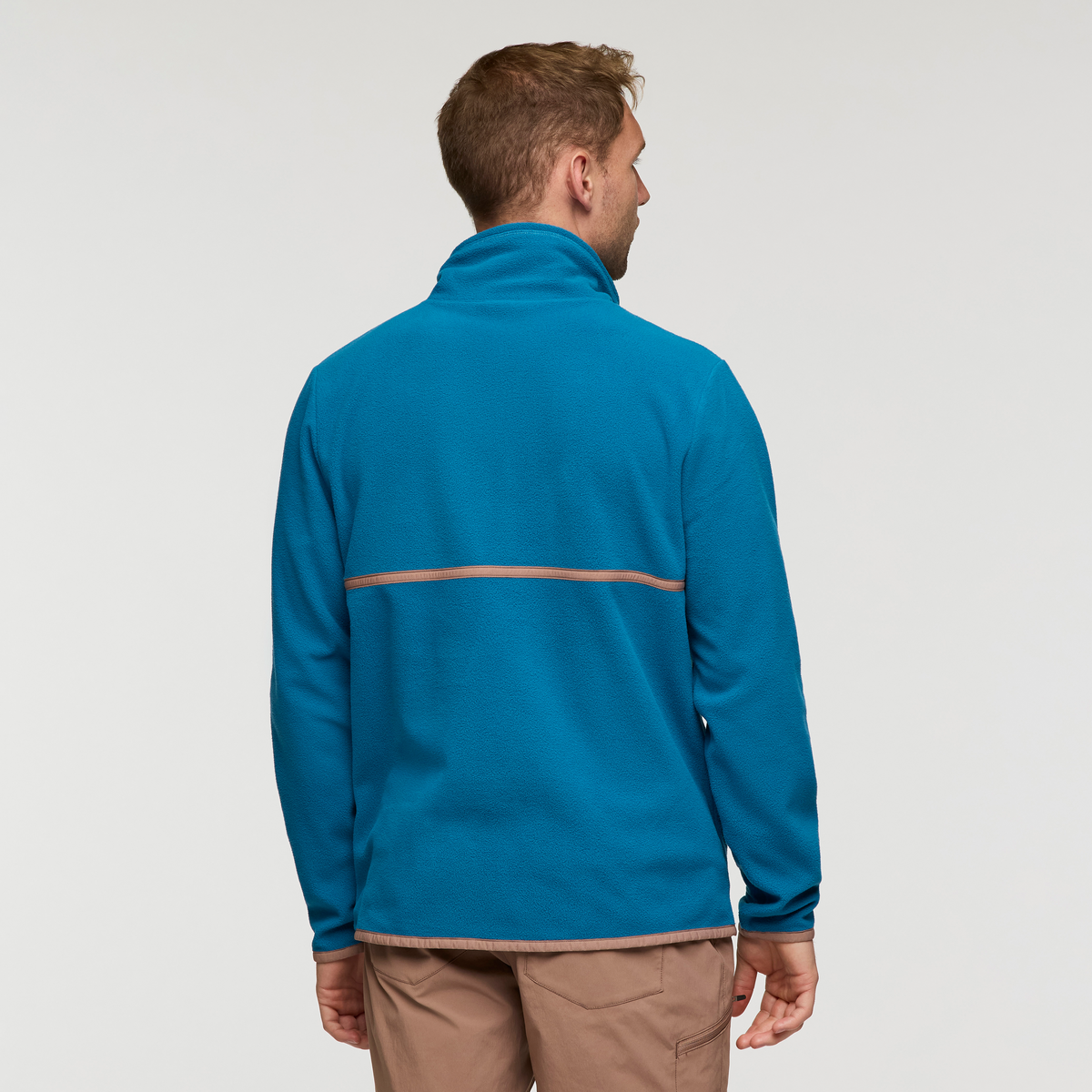 Amado Fleece Pullover - Men's, Lake, Model Maxwell