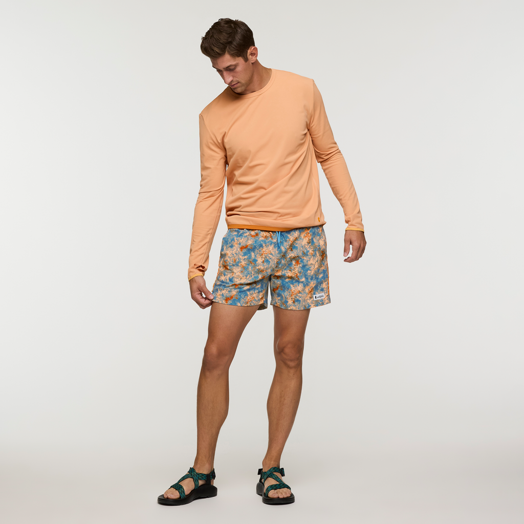 Brinco 5 Inch Short - Print - Men's, Galactic Drizzle, Model Jackson, shoppable