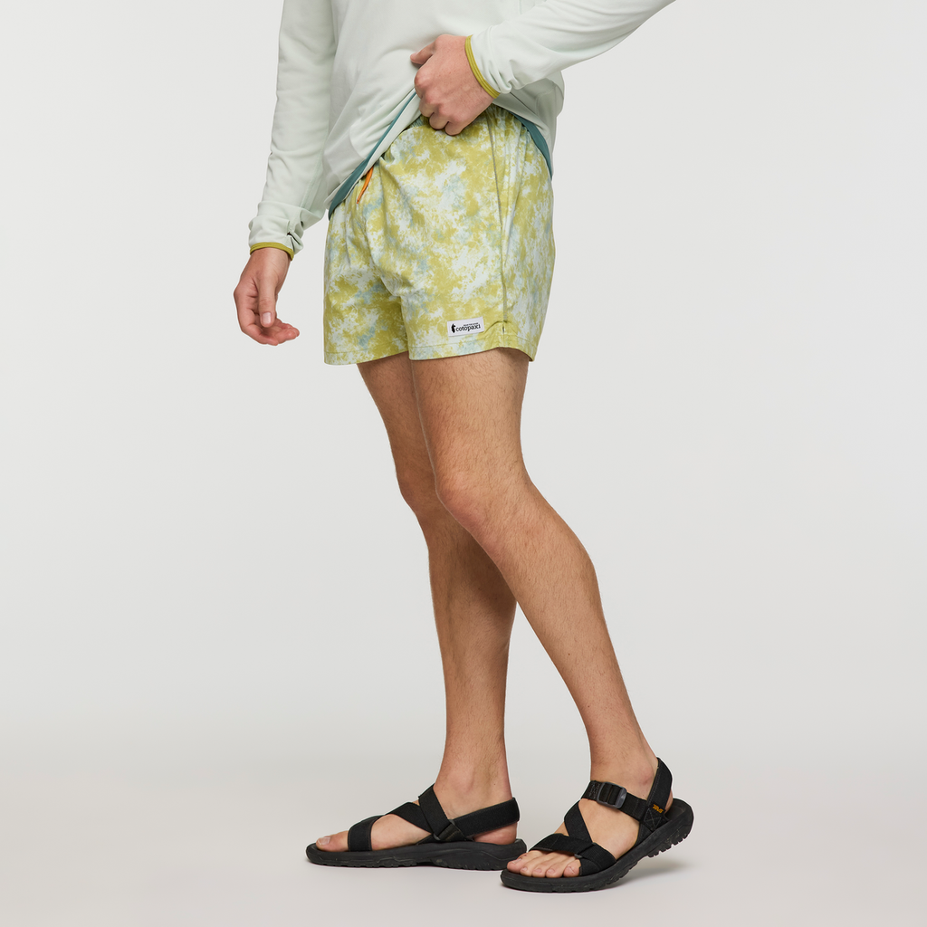 Brinco 5 Inch Short - Print - Men's, Galactic Lemongrass, Model Maxwell