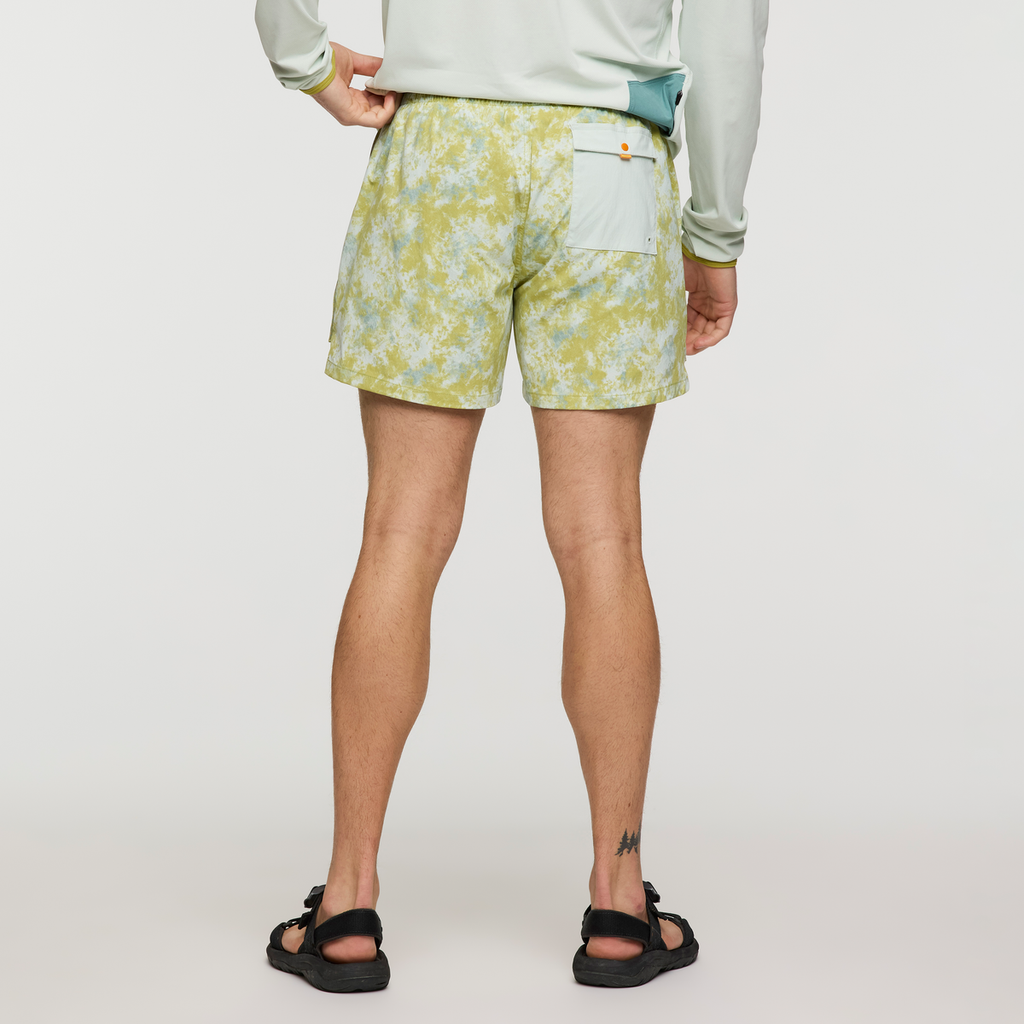 Brinco 5 Inch Short - Print - Men's, Galactic Lemongrass, Model Maxwell