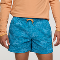 Brinco 5 Inch Short - Print - Men's, Scenic Route Lake, Model Jackson