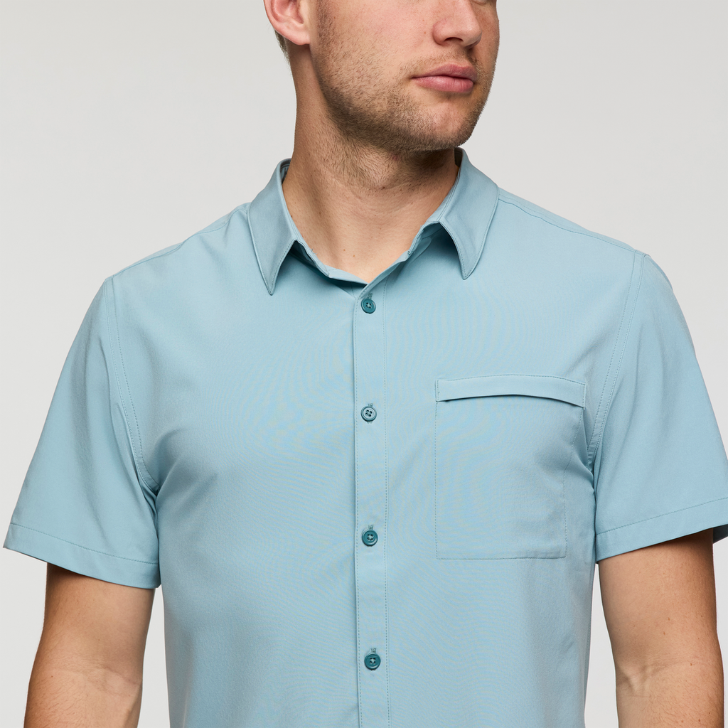 Cambio Button Up Shirt - Men's, Sea Spray, Model Maxwell