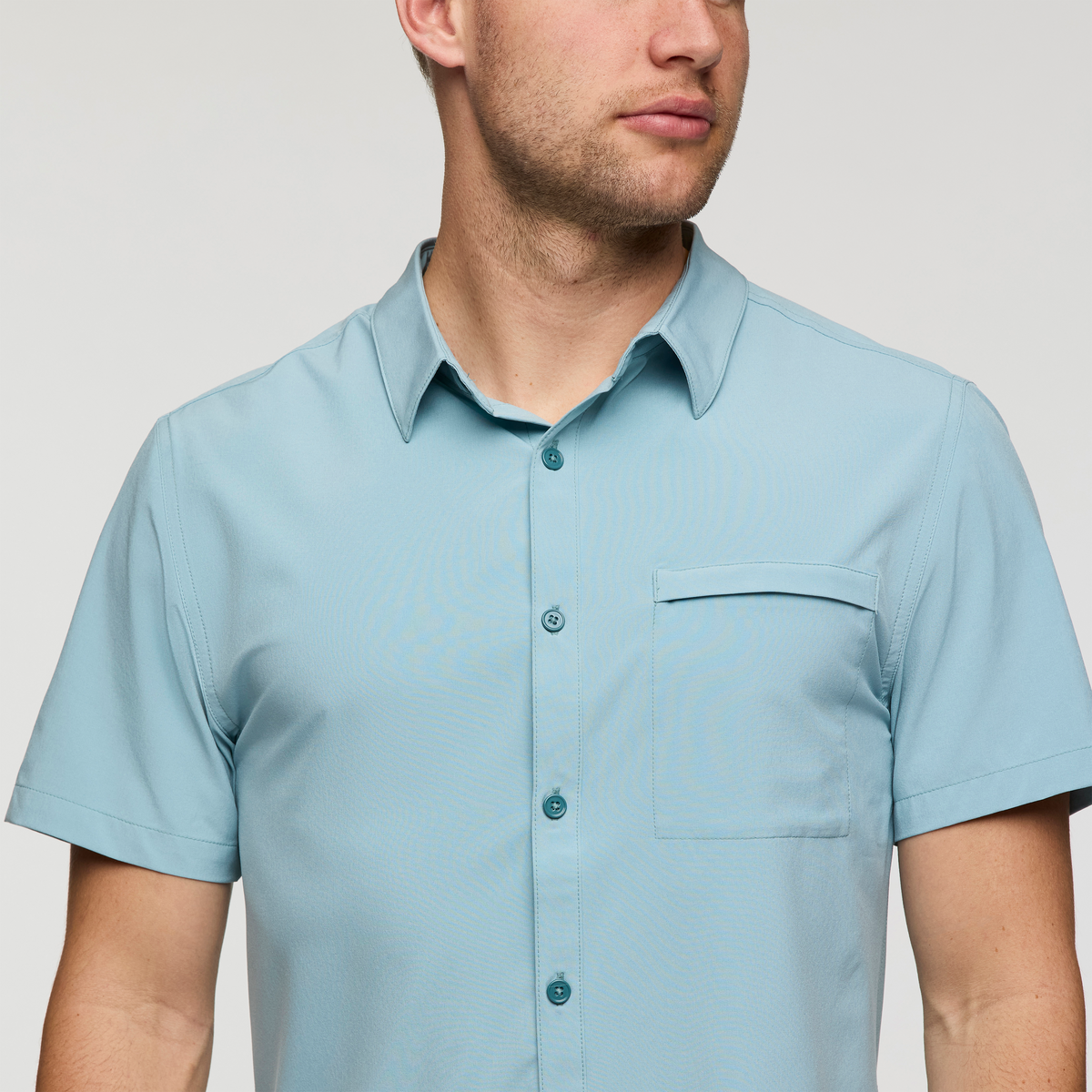 Cambio Button Up Shirt - Men's, Sea Spray, Model Maxwell