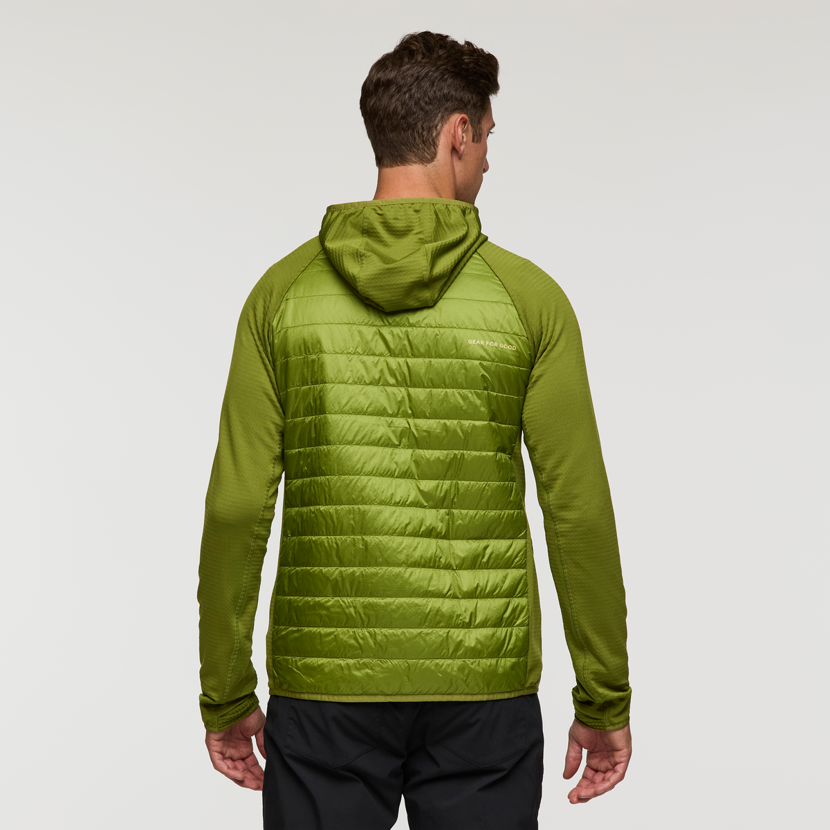 Capa Hybrid Insulated Hooded Jacket - Men's, Cedar, Model Jackson