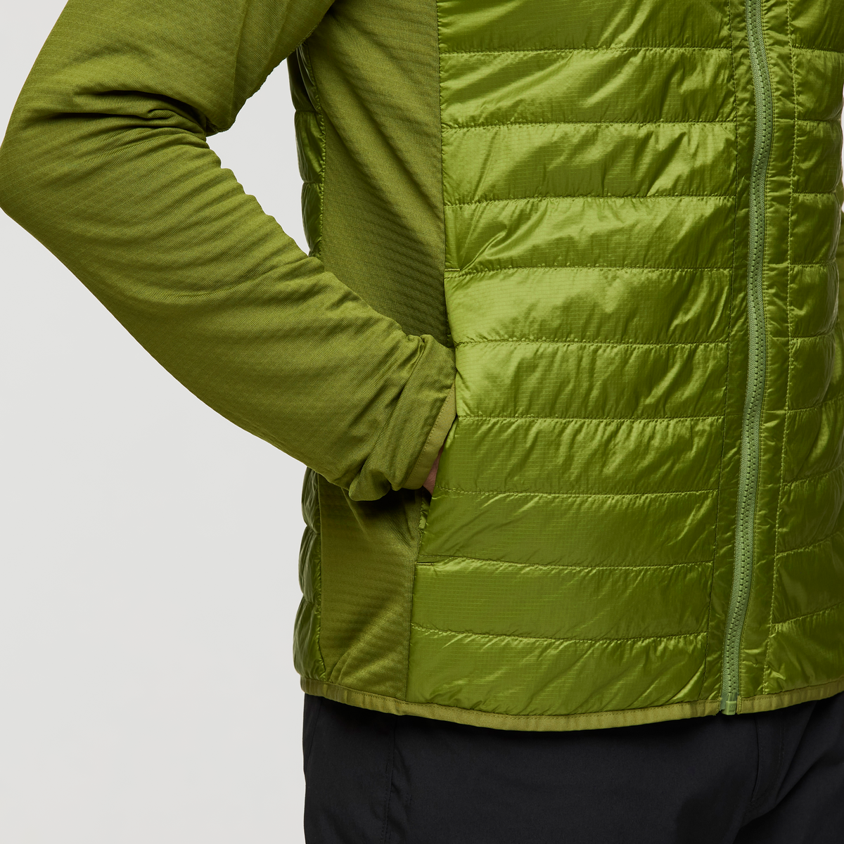 Capa Hybrid Insulated Hooded Jacket - Men's, Cedar, Model Jackson