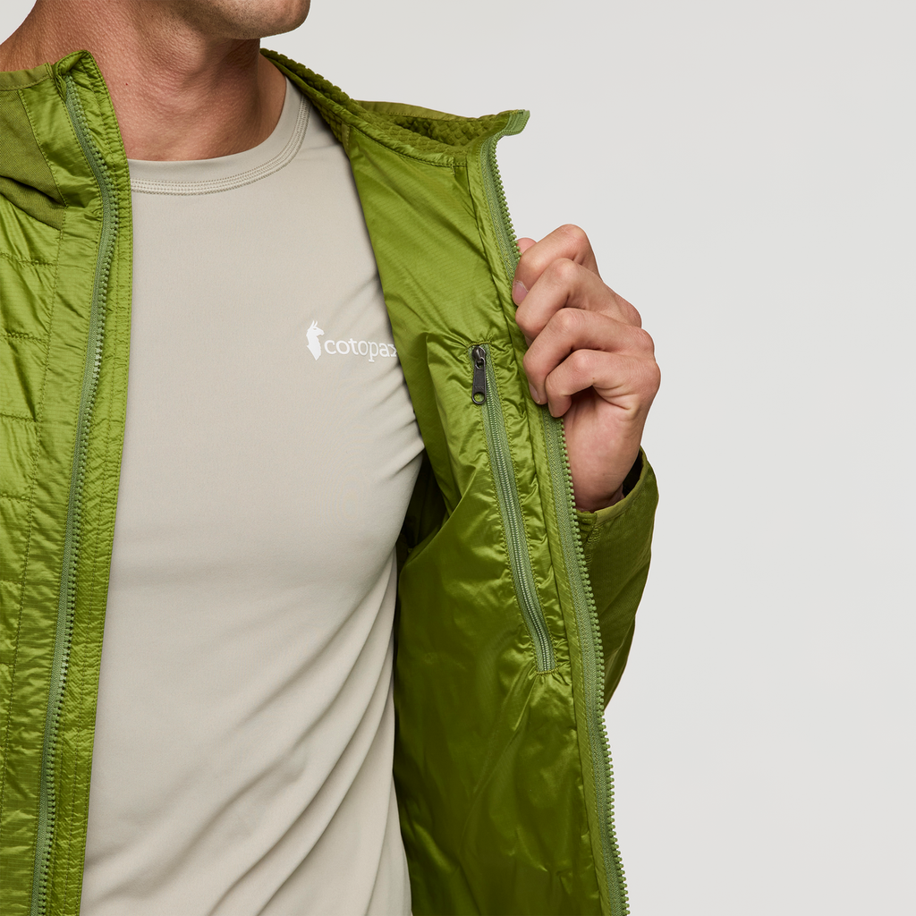 Capa Hybrid Insulated Hooded Jacket - Men's, Cedar, Model Jackson