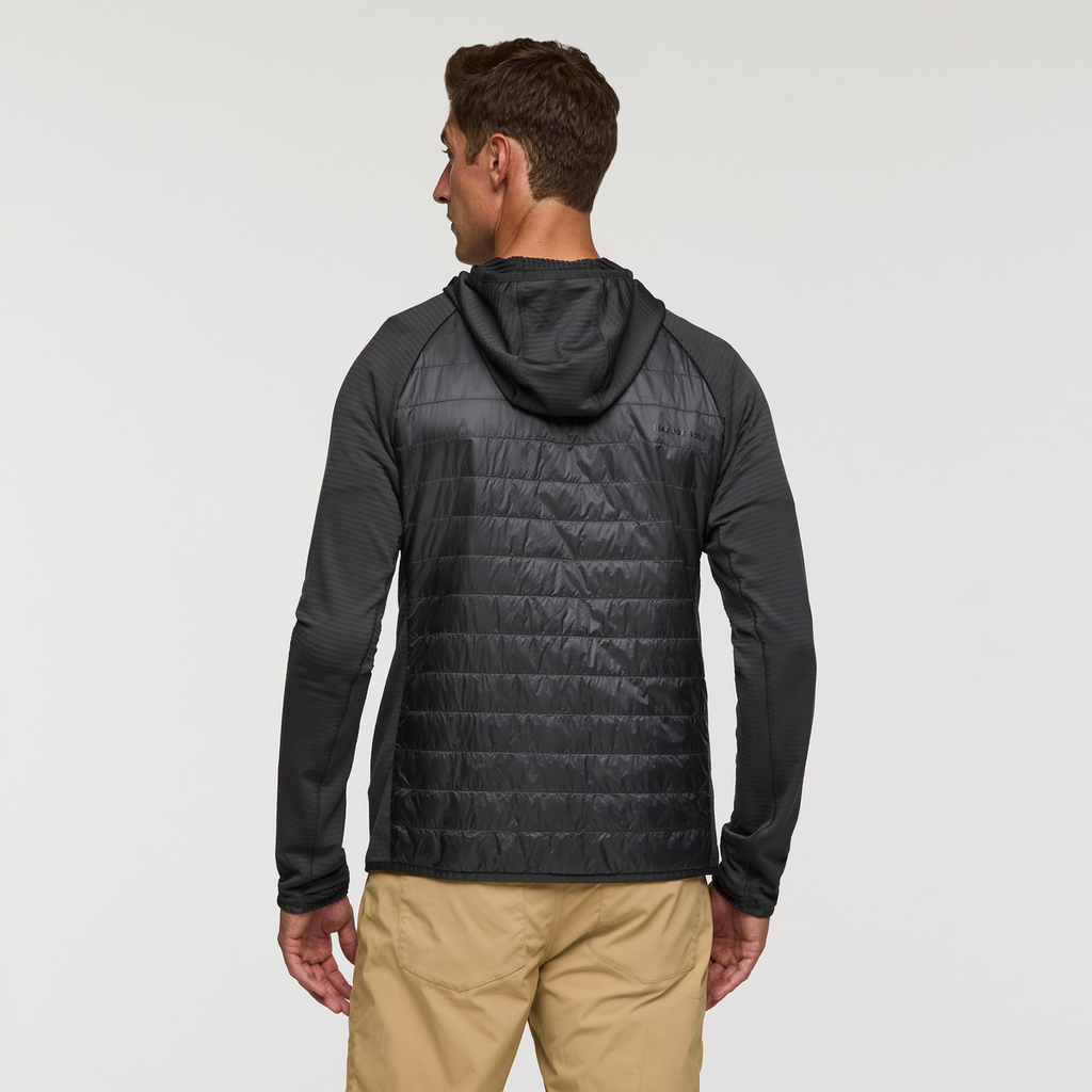 Capa Hybrid Insulated Hooded Jacket - Men's, Charcoal, Model Jackson
