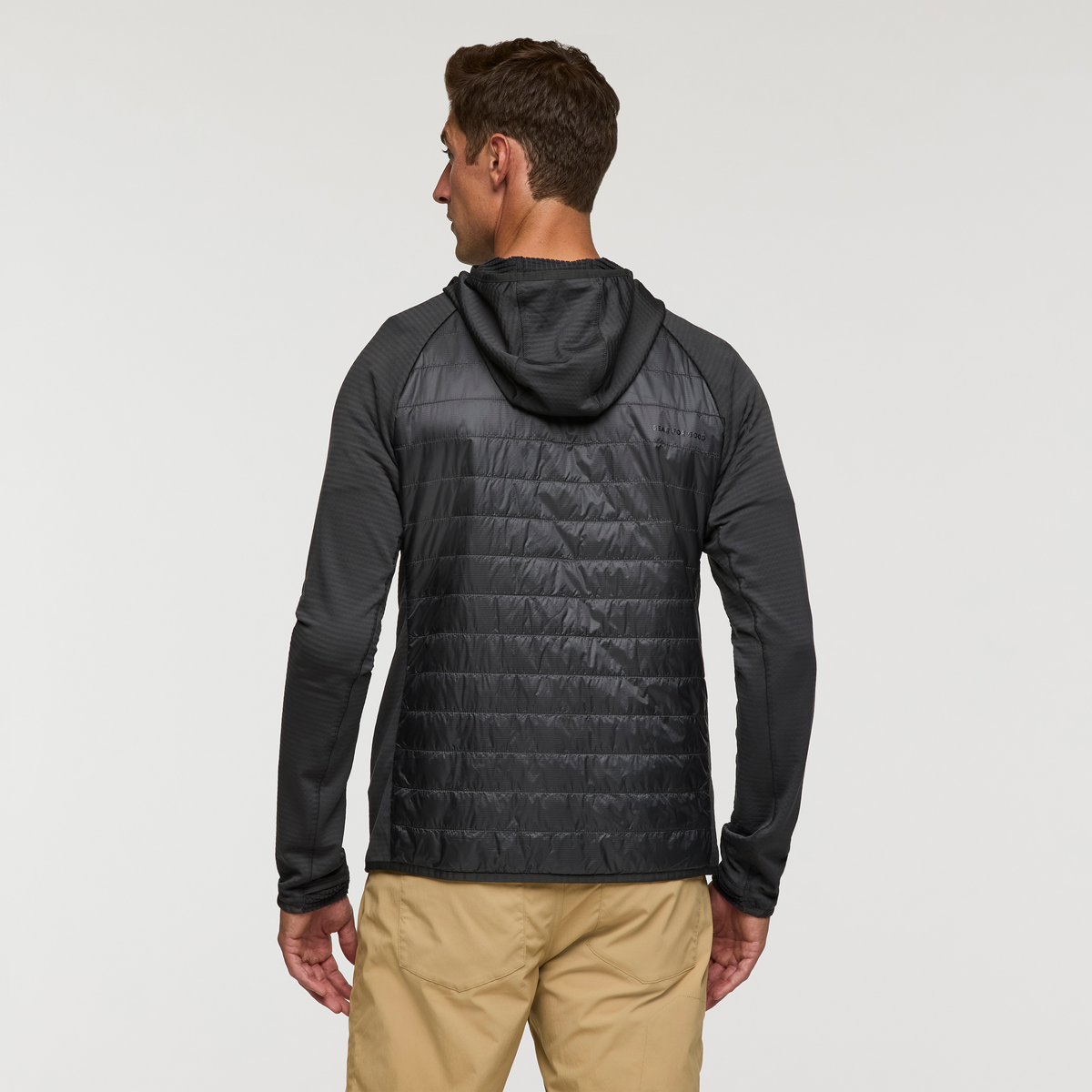 Capa Hybrid Insulated Hooded Jacket - Men's, Charcoal, Model Jackson