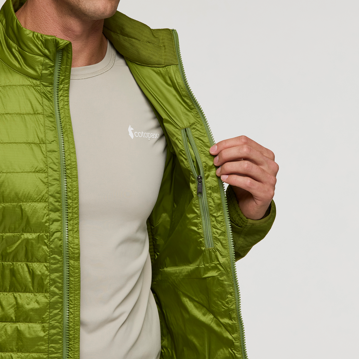 Capa Hybrid Insulated Jacket - Men's, Cedar, Model Jackson