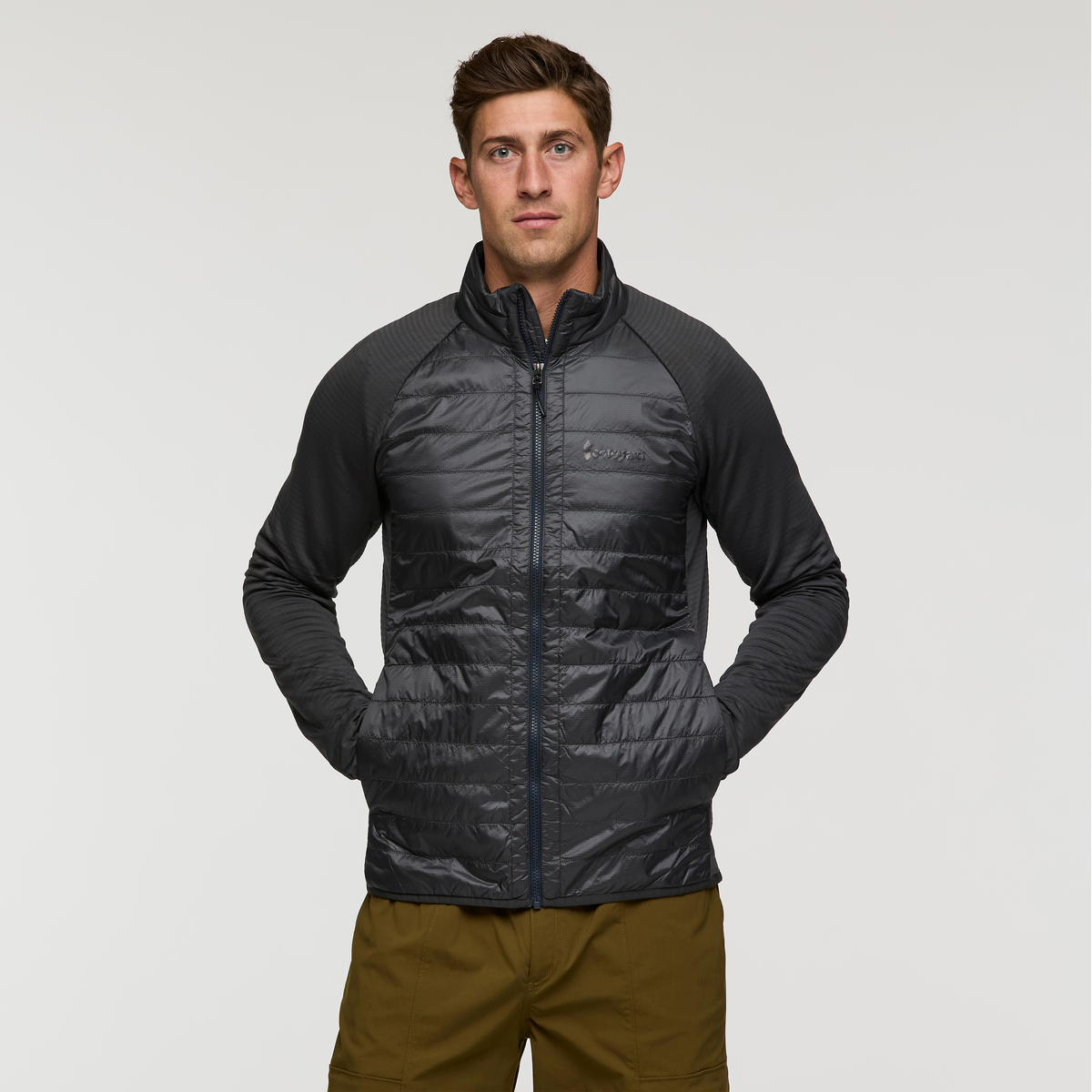 Capa Hybrid Insulated Jacket - Men's, Charcoal, Model Jackson