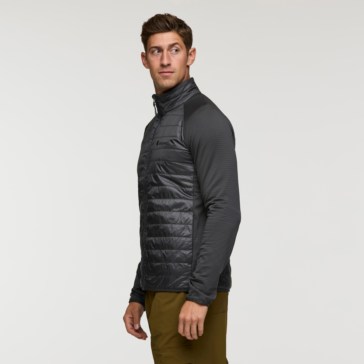 Capa Hybrid Insulated Jacket - Men's, Charcoal, Model Jackson