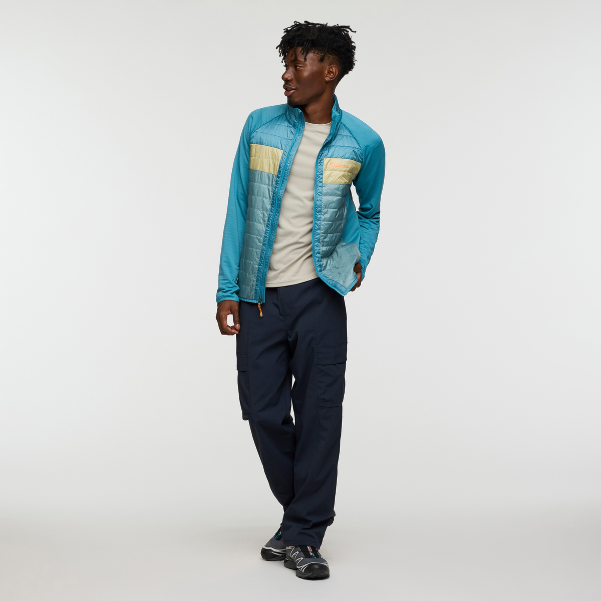 Capa Hybrid Insulated Jacket - Men's, Drizzle/Bluegrass, Model Nicolas
