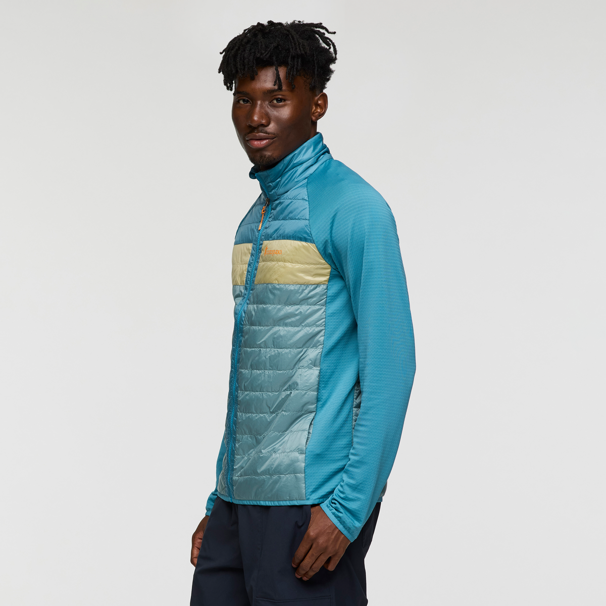 Capa Hybrid Insulated Jacket - Men's, Drizzle/Bluegrass, Model Nicolas