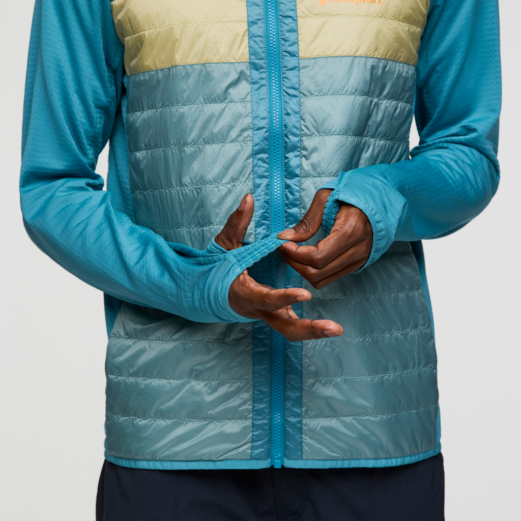 Capa Hybrid Insulated Jacket - Men's, Drizzle/Bluegrass, Model Nicolas
