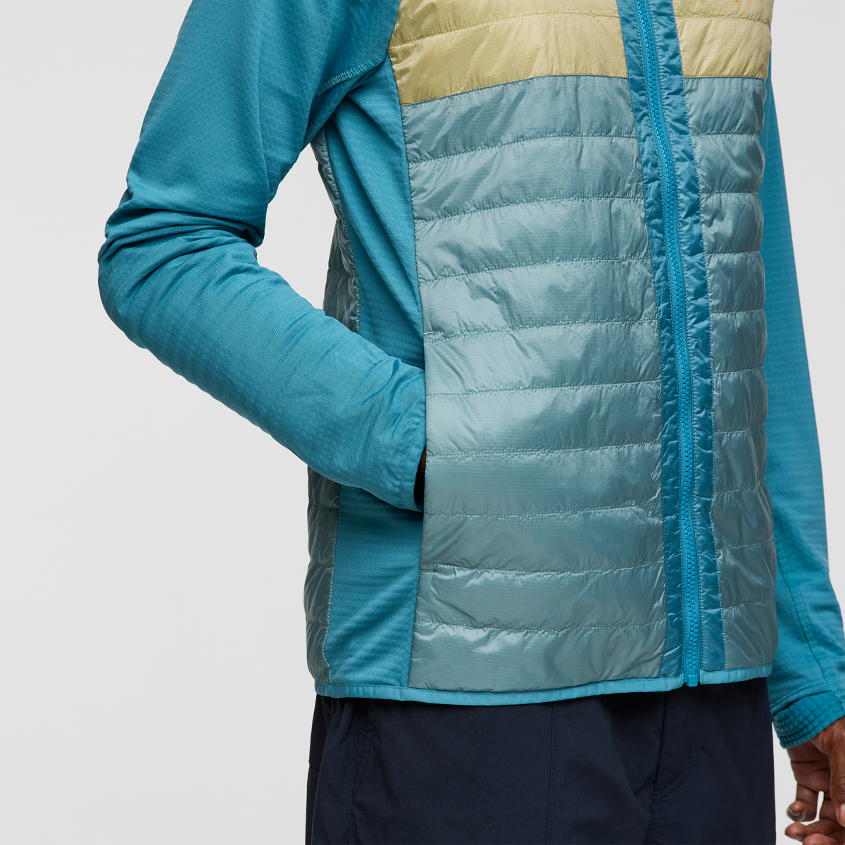 Capa Hybrid Insulated Jacket - Men's, Drizzle/Bluegrass, Model Nicolas
