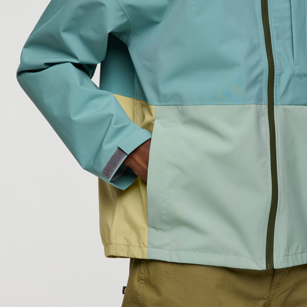 Cielo Rain Jacket - Men's, Bluegrass/Silver Leaf, Model Nicolas