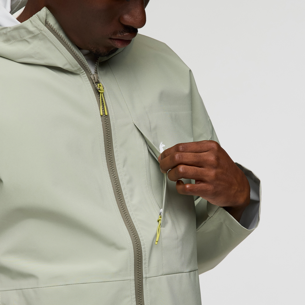 Cielo Rain Jacket - Men's, Brush, Model Nicolas