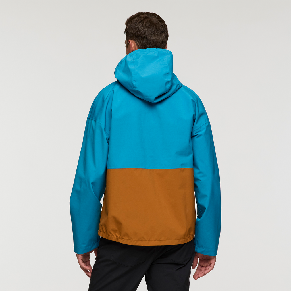 Cielo Rain Jacket - Men's, Lake/Curry, Model Jackson