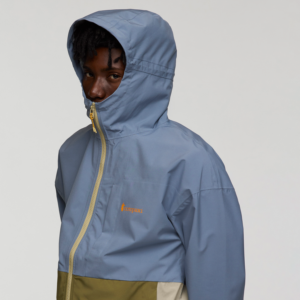 Cielo Rain Jacket - Men's, Tempest/Moss, Model Nicolas