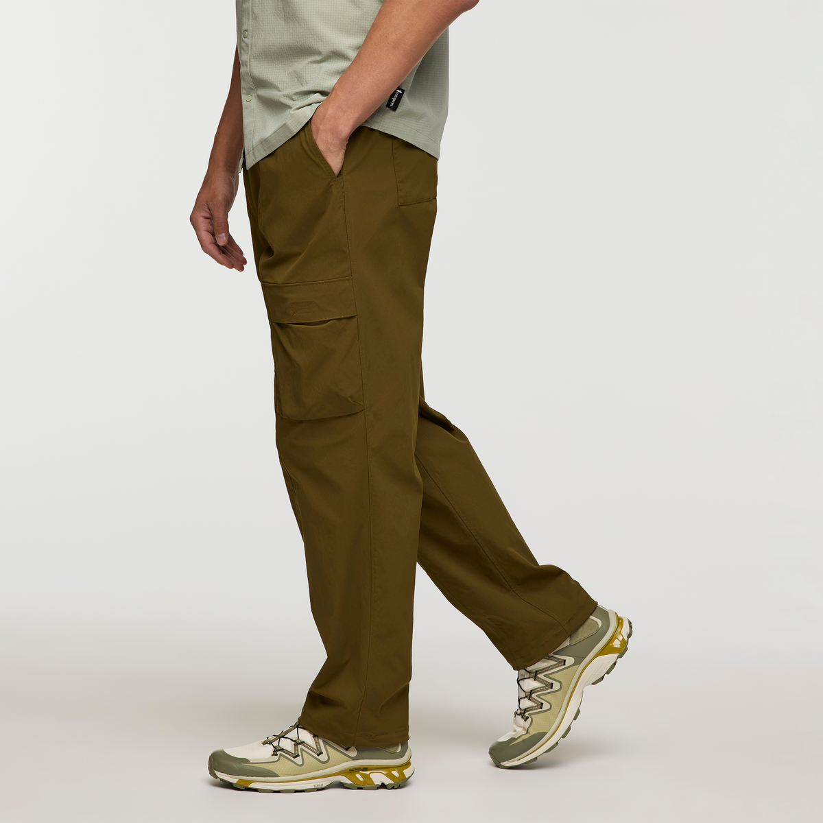 Coraje Tech Cargo Pant - Men's, Live Oak, Model Jackson