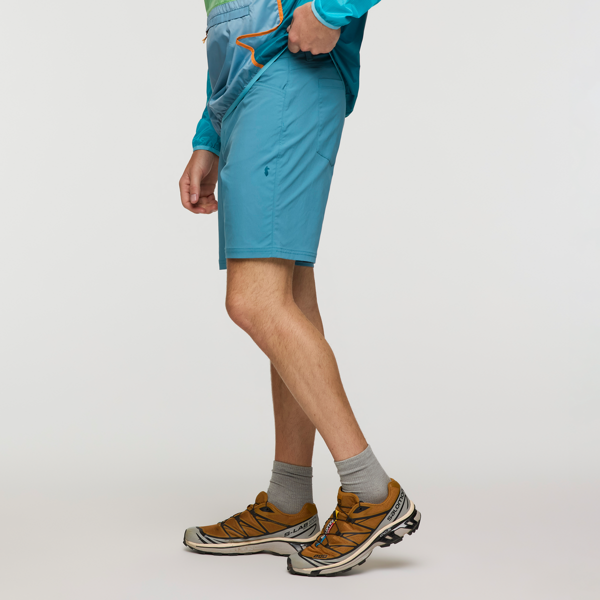 Coraje Tech Short - Men's, Drizzle, Model Maxwell