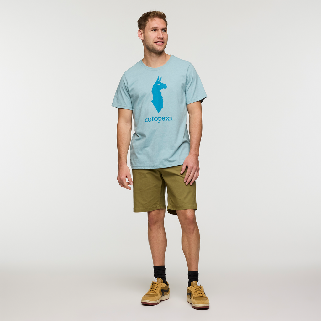 Cotopaxi Llama T-Shirt - Men's, Sea Spray, Model Maxwell