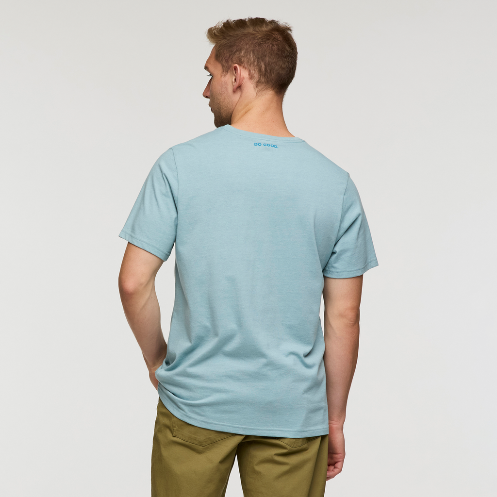 Cotopaxi Llama T-Shirt - Men's, Sea Spray, Model Maxwell