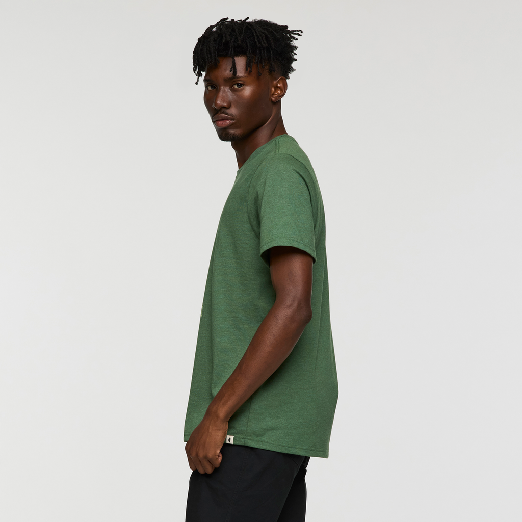 Cotopaxi Llama T-Shirt - Men's, Vine, Model Nicolas