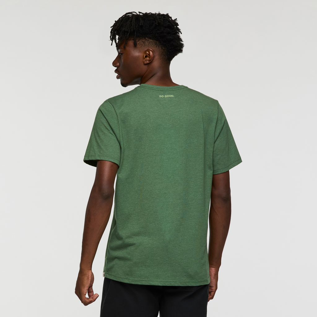 Cotopaxi Llama T-Shirt - Men's, Vine, Model Nicolas