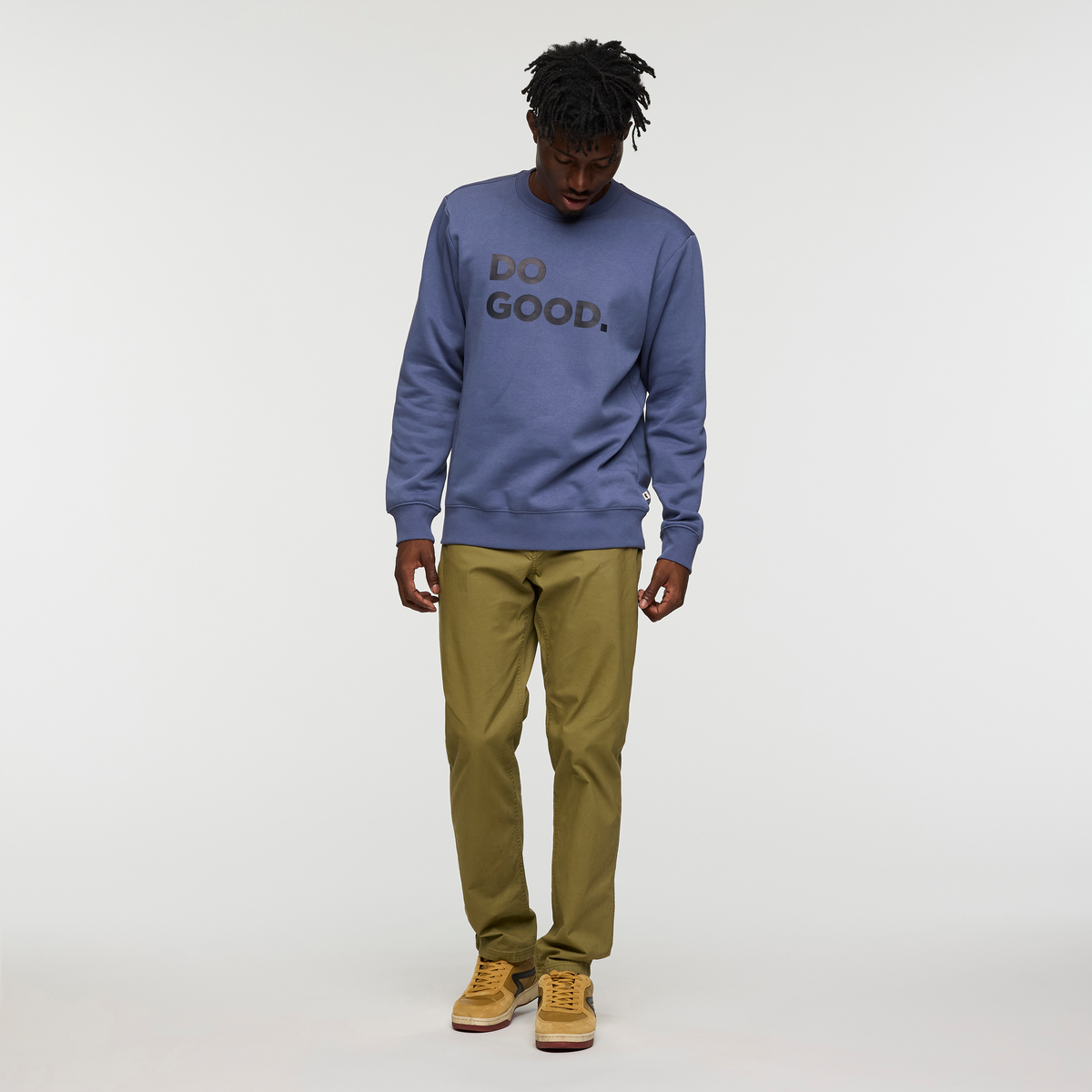 Do Good Crew Sweatshirt - Men's, Dusk, Model Nicolas