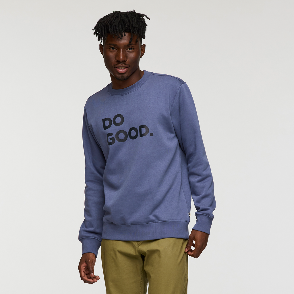 Do Good Crew Sweatshirt - Men's, Dusk, Model Nicolas