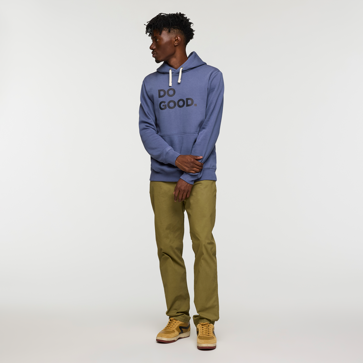 Do Good Pullover Hoodie - Men's, Dusk, Model Nicolas