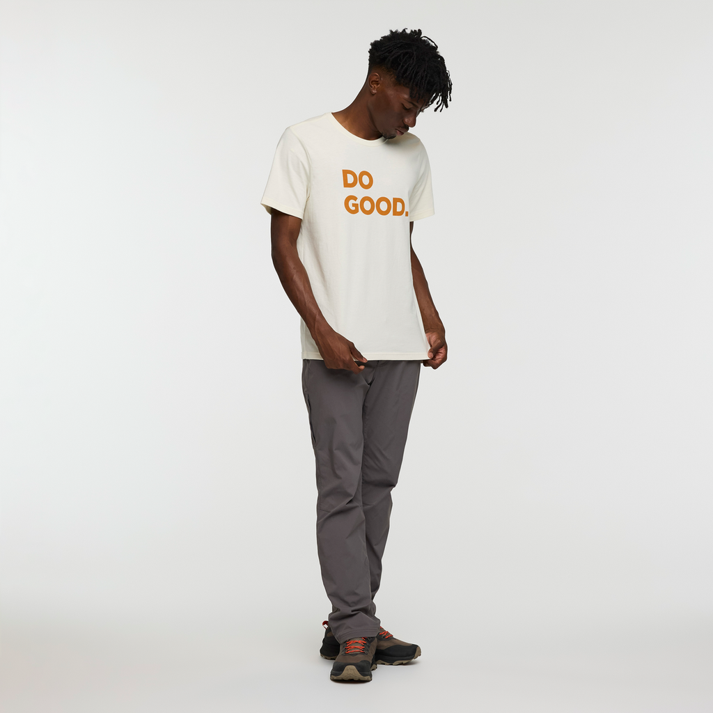Do Good T-Shirt - Men's, Bone, Model Nicolas