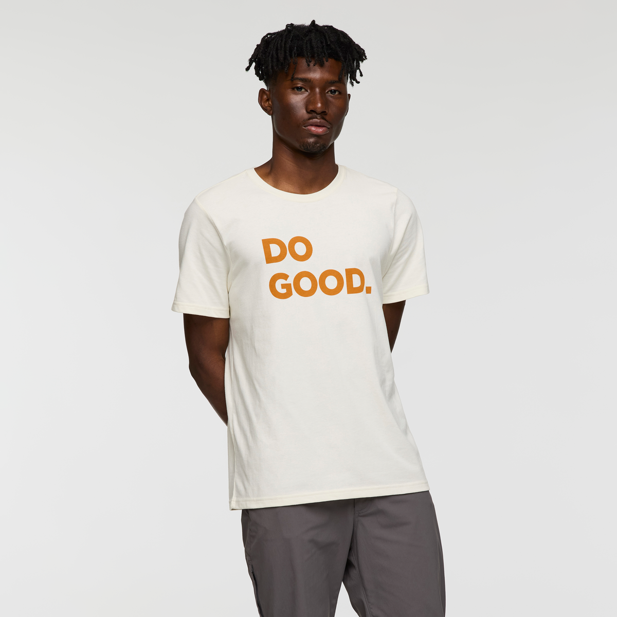 Do Good T-Shirt - Men's, Bone, Model Nicolas