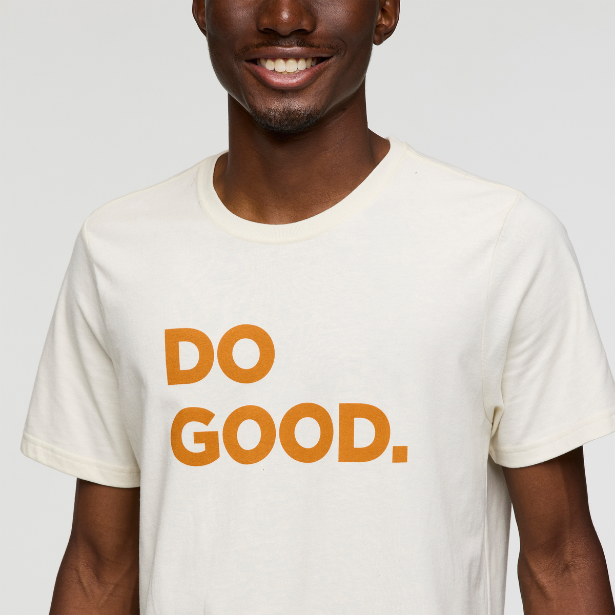 Do Good T-Shirt - Men's, Bone, Model Nicolas