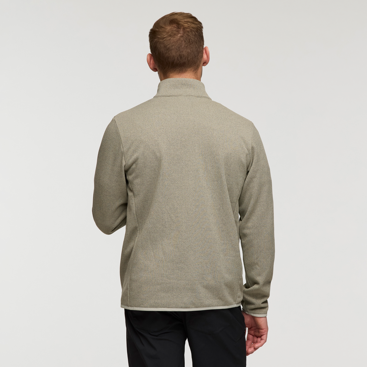 Envo Fleece Full-Zip Jacket - Men's, Heather Pebble, Model Maxwell