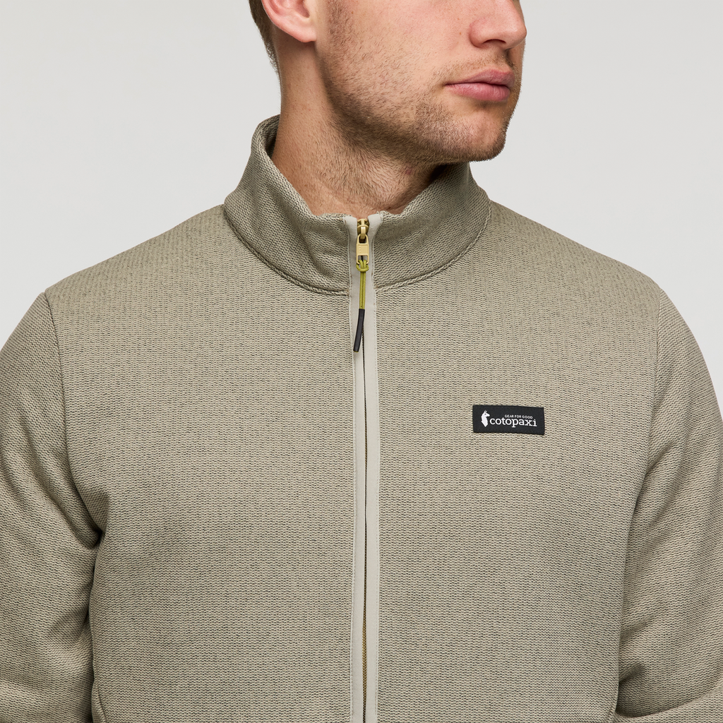 Envo Fleece Full-Zip Jacket - Men's, Heather Pebble, Model Maxwell