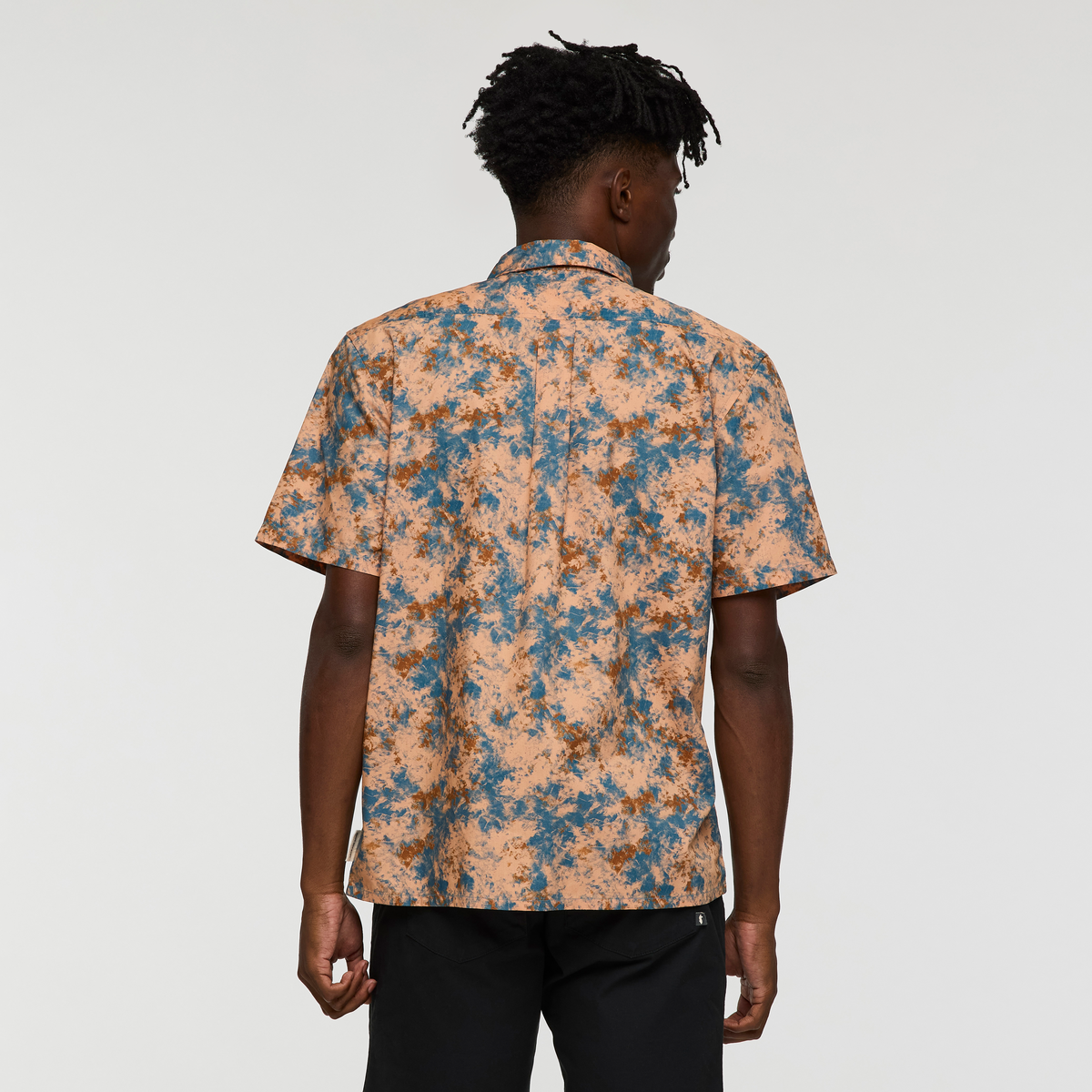 Estival Button Up Shirt - Print - Men's, Galactic Drizzle, Model Nicolas