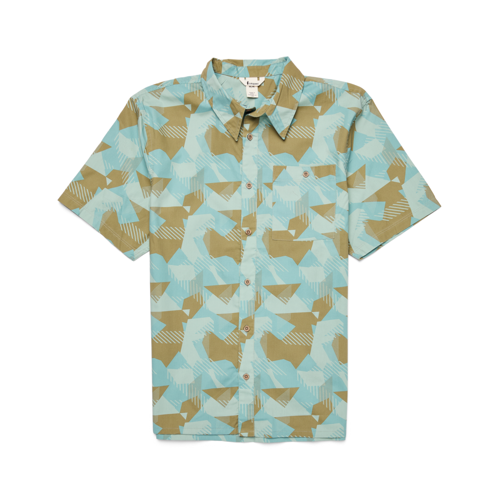 Estival Button Up Shirt - Print - Men's, Reflections Silver Leaf