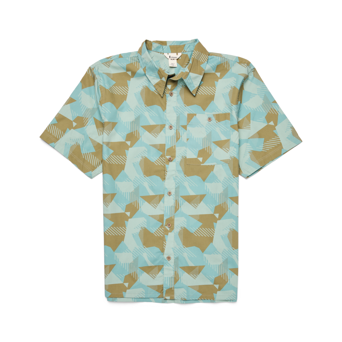 Estival Button Up Shirt - Print - Men's, Reflections Silver Leaf