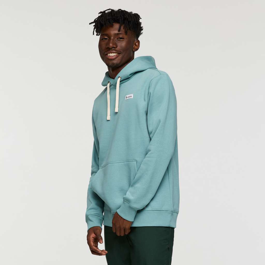 Llama Patch Pullover Hoodie - Men's, Bluegrass, Model Nicolas