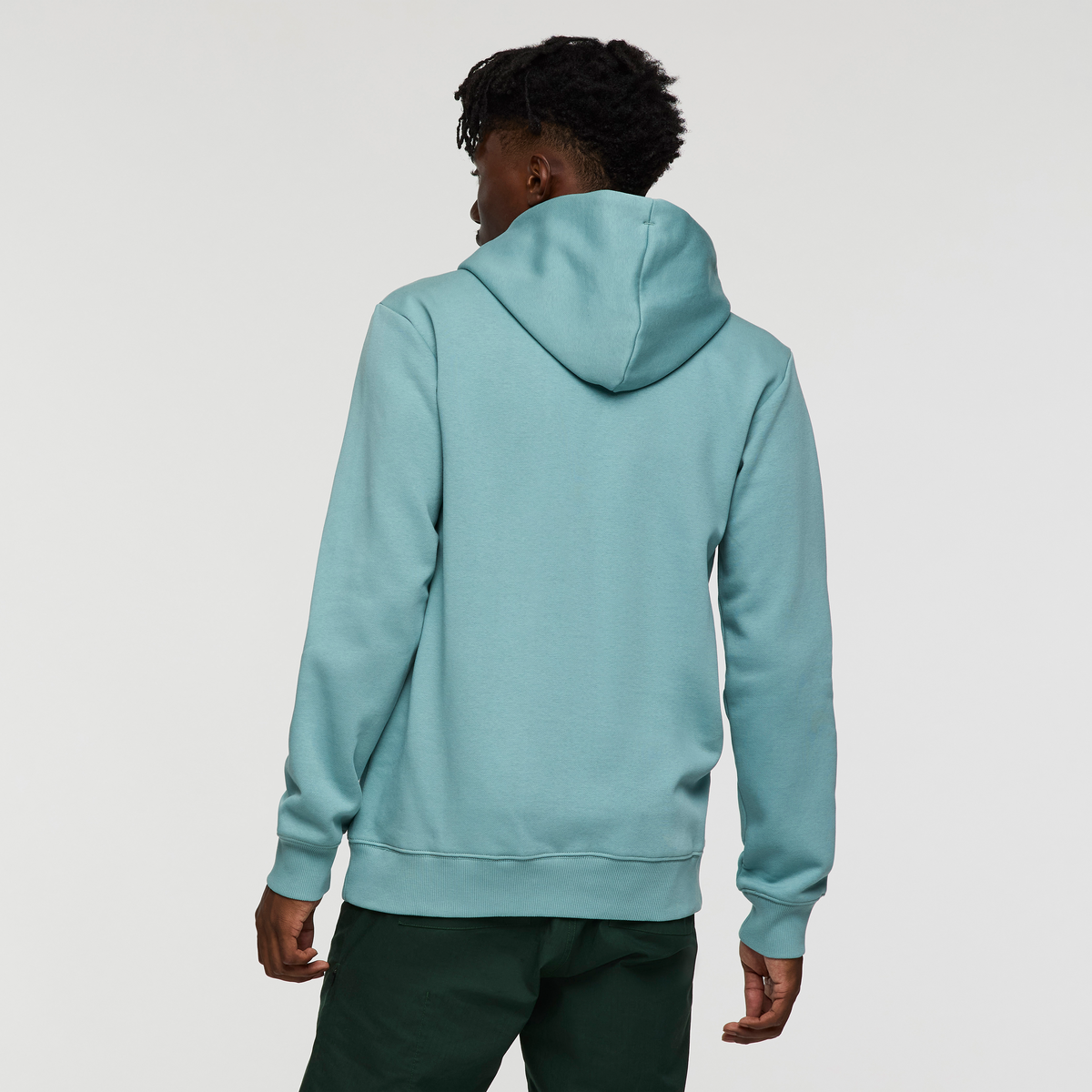 Llama Patch Pullover Hoodie - Men's, Bluegrass, Model Nicolas