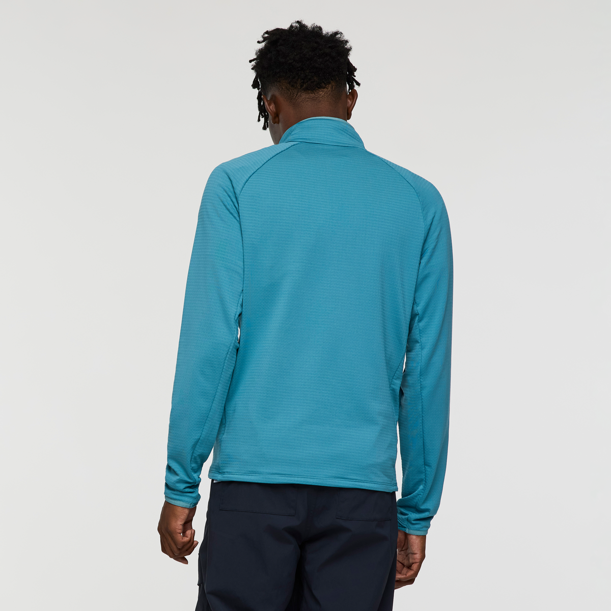 Otero Fleece Half-Zip Pullover - Men's, Drizzle, Model Nicolas