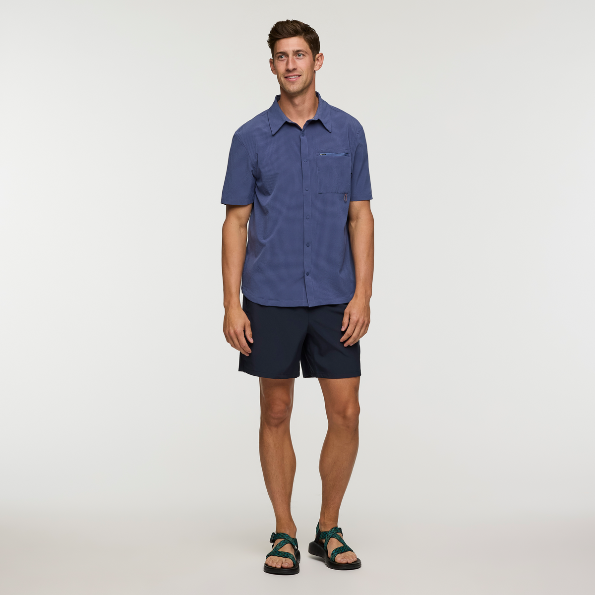 Pulso Tech Shirt - Men's, Dusk, Model Jackson