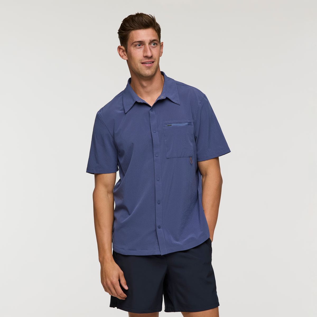 Pulso Tech Shirt - Men's, Dusk, Model Jackson