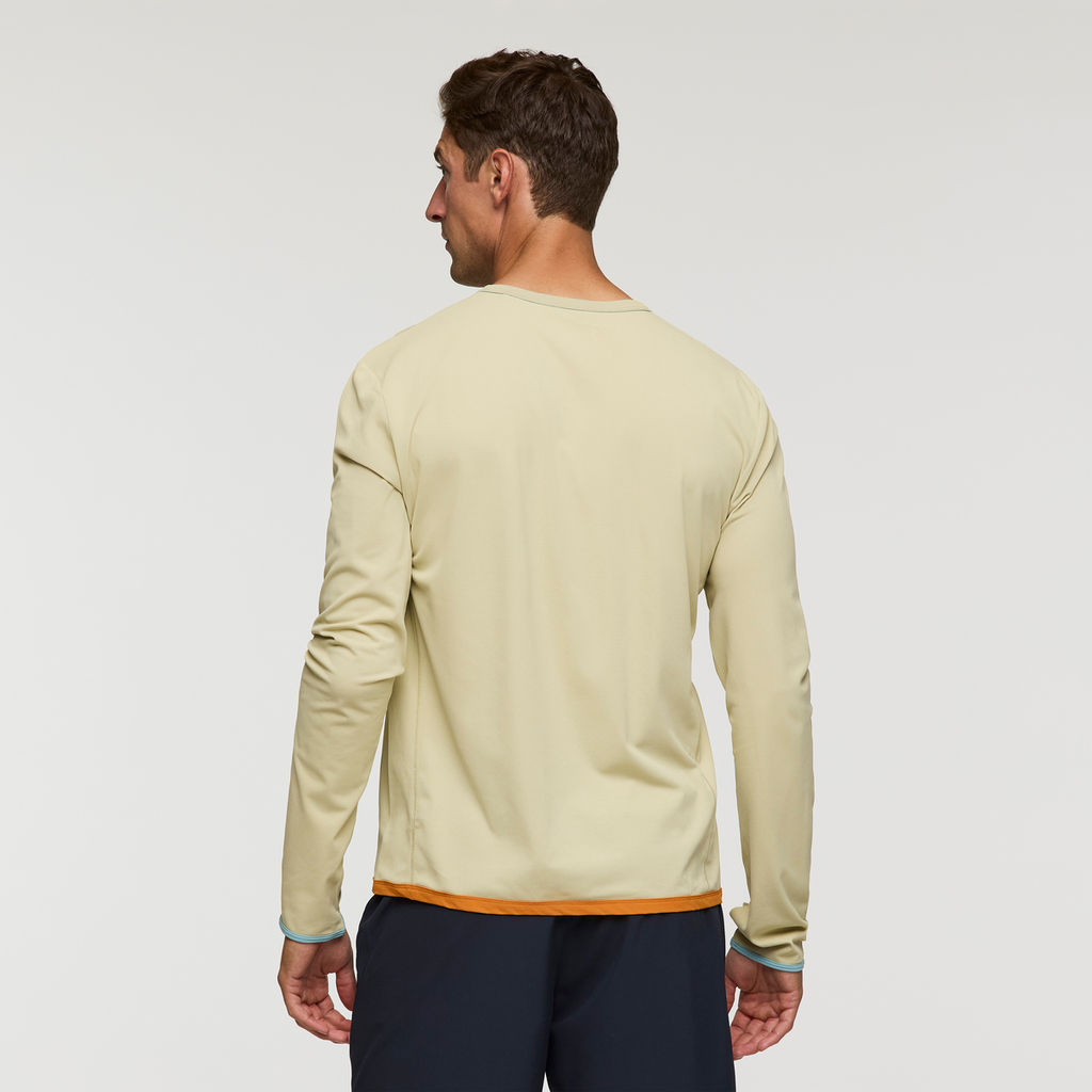 Sombra Long-Sleeve Sun Shirt, Grain, Model Jackson