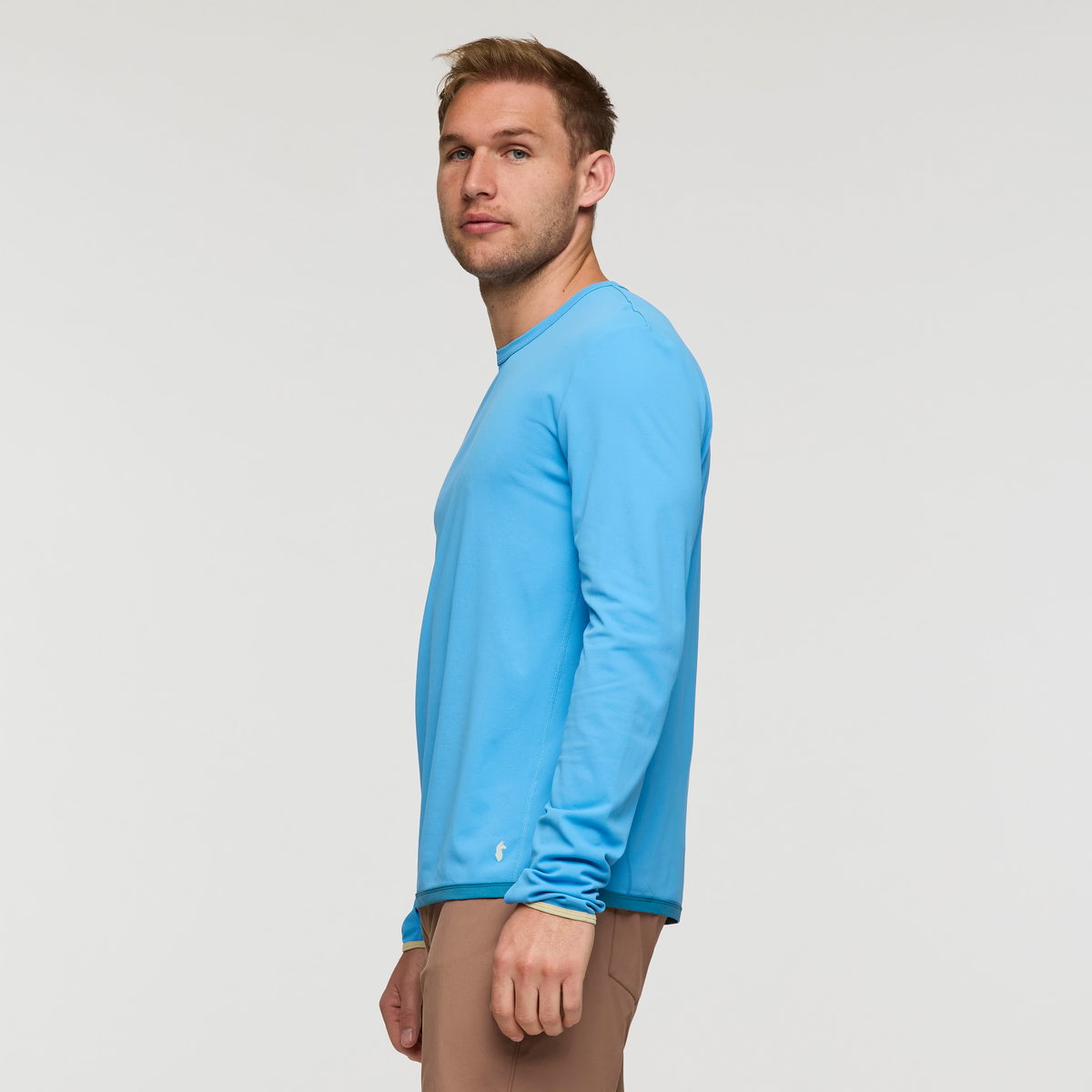 Sombra Long-Sleeve Sun Shirt, Island, Model Maxwell