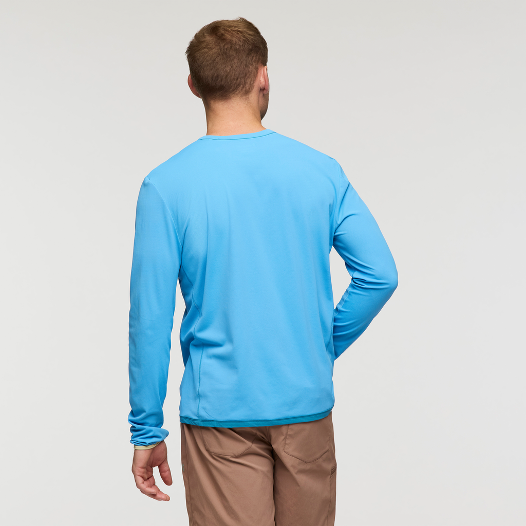Sombra Long-Sleeve Sun Shirt, Island, Model Maxwell