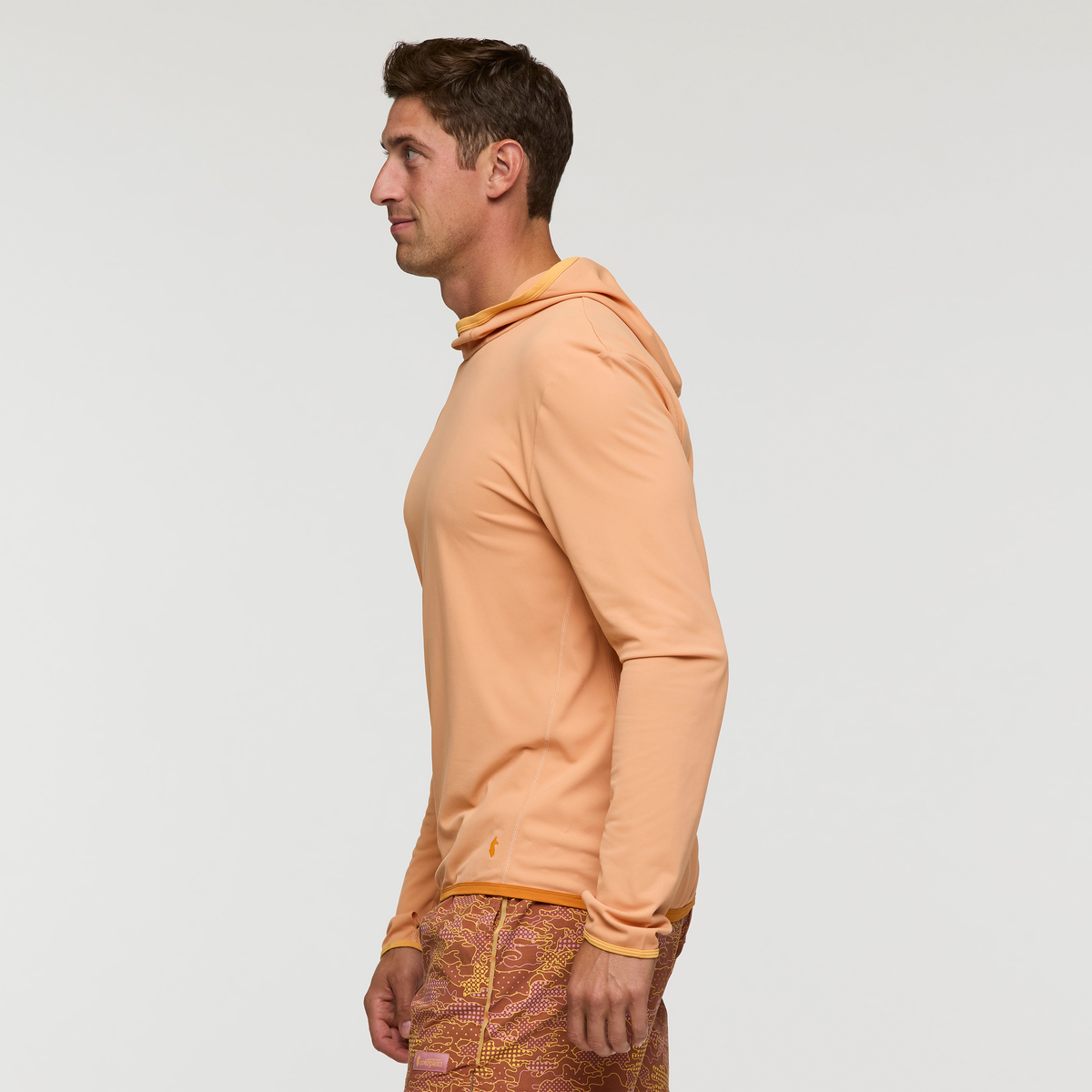 Sombra Sun Hoodie - Men's, Apricot, Model Jackson